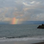 arcoiris en el mar